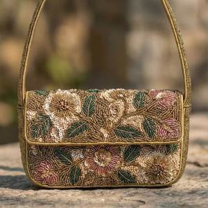 <b>Red</b> Tomato Seed Beaded <b>Clutch</b> <b>Bag</b> Luxury Vegetable Embroidery Evening Shoulder Purse for Women Wedding Party Wear Crossbody <b>Bag</b> - Product Image 6