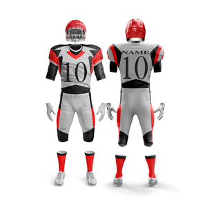 Nieuw Amerikaans voetbaltenue voor volwassenen, voetbalshirt & -broek, custom sublimatie Amerikaans voetbaltenue voor wedstrijd & training - Product Image 4