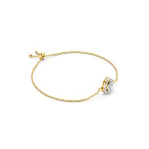 Pulsera de Diamante Cultivado en Laboratorio con Halo de Perlas, 0.50CT, Oro de 14K, Certificado IGI, Regalo de Boda de Lujo, Fabricante de Joyería OEM ODM - Product Image 4