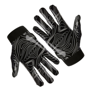 Gants de football américain sur mesure professionnels, tailles adultes et enfants, antidérapants, avec grip adhésif sur la paume, pour le rugby en extérieur, fabricant. - Product Image 2
