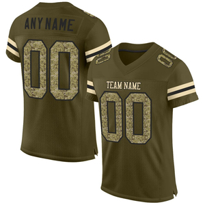 Maillot de football américain personnalisé pour hommes, jeunes et adultes, en polyester respirant, uniforme sportif, tenue d'équipe personnalisée - Product Image 5