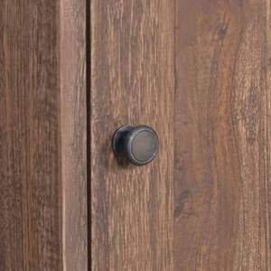 Commode de chevet en teck massif brun moyen - Product Image 6