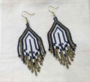 Pendientes de Resina Hechos a Mano con Cuentas para Mujer, Joyería Artesanal, Accesorios de Moda, Modelo TCE 0012, Calidad de Exportación al por Mayor - Product Image 3