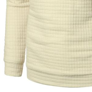 Sweat-shirts d'hiver pour hommes grandes tailles, à fermeture éclair, doublés de polaire, écologiques, en polyester/coton tricoté, tissu doux et lisse, respirant - Product Image 2