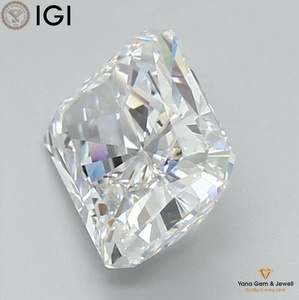 Diamante Cultivado en Laboratorio CVD de Corte Radiante de 2.00 Quilates con Certificado IGI, Color E, Claridad VVS1, para Anillo de Obra Maestra Icónica - Product Image 3