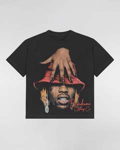 Camisetas Deportivas de Moda con Diseño Personalizado, 100% Algodón, Cuello Redondo, Corte Holgado para Hombre, Precio al por Mayor - Product Image 3