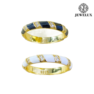 Bague Éternité de Luxe Jewelux Certifiée IGI en Or Rempli 18K avec Sertissage Canal, Style Classique, Bijoux Unisexe - Product Image 3