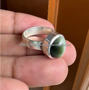 แหวนพลอย925รูปแมวทำมือทำจากโลหะแท้สีเงินสเตอร์ลิง Boho - Product Image 5