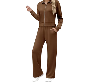 Survêtement Femme Deux Pièces Nouvelle Collection Qualité Supérieure Respirant Décontracté Couleurs Personnalisables Léger Chaud Automne 50% - Product Image 4