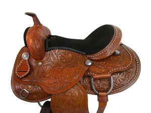 Selle de cheval western en cuir de qualité supérieure, directement de l'usine, équipement professionnel pour l'équitation en ranch et sur sentier, fabricant et fournisseur exportateur - Product Image 5