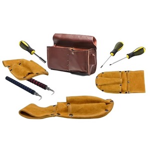 2026 Customized Premium Genuine Cow or Sheep Leather Waterproof OEM <b>Tool</b> <b>Belts</b> & Backpack for Electrician <b>Tool</b> Storage - Product Image 2