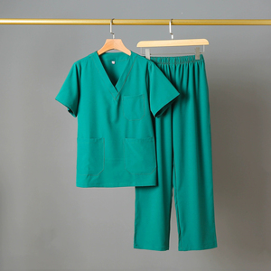 Tenues d'uniformes médicaux confortables pour hommes – Ensembles respirants pour dentistes et infirmiers, grandes tailles - Product Image 5