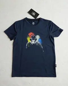 Camiseta gráfica con estampado de auriculares Navy Gorilla |   Camiseta Deportiva para Niños |   Etiqueta Nueva - Product Image 1