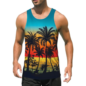 Camiseta sin Mangas Sublimada para Hombre, Totalmente Personalizada, Estilo Perfecto, Gran Venta, Precio Razonable, Diseños Únicos - Product Image 1