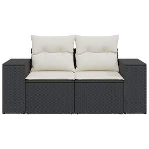 โซฟาสวนหวายเทียมสีดำและครีม โครงเหล็กเคลือบสีฝุ่น - Product Image 4