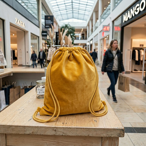 Velvet <b>Drawstring</b> <b>Backpack</b> Cotton <b>Drawstring</b> Bag Custom Logo Storage Sack for Travel Laundry Giveaway <b>Drawstring</b> velvet bag - Product Image 2