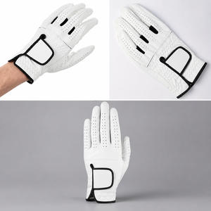 High Quality Left Hand Golf <b>Gloves</b> for <b>men</b> and women premium quality custom logo cabretta <b>leather</b> golf <b>gloves</b> - Product Image 3