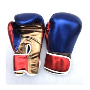 Gants de boxe en cuir de haute qualité avec fermeture auto-agrippante pour l'entraînement, la compétition, le fitness, la lutte, logo personnalisé, antidérapants, imperméables - Product Image 2