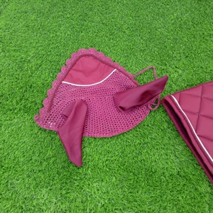 Ensemble de tapis de selle d'équitation professionnels, couleurs personnalisées, doublure en tissu 100% coton, tapis de selle d'équitation réglable - Product Image 6