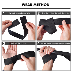 CLOVIX SPORTS Sangles de poignet durables pour l'entraînement, soutien pour la musculation, logo personnalisé - Product Image 4