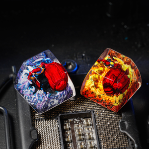 Teclas Artesanales Bosque Místico, Teclas Artesanales Personalizadas, Teclas Anime Lindas, Teclas Verdes, Juego de Teclas, Teclas de Madera - Product Image 2