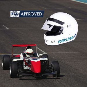 Casco Integral de Automovilismo TBRACING HE02 FIA 8859 2024, Nuevo, Protección Profesional para Conductores, Forro Ignífugo, OEM, ODM, Personalizado - Product Image 3