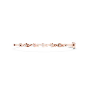 Rose Gold Diamond X Pattern <b>Bangle</b> <b>Bracelet</b> for Women Elegant Hinged Cuff <b>Bracelet</b> Luxury Fashion Jewelry Gift Wholesale - Product Image 5
