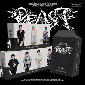 อัลฟาไดรฟ์หนึ่ง [unbreakabel: Boy Beast] (hissing Ver) kpop อัลบั้มซีดีขายดีที่สุดของเกาหลีสำหรับทุกวัย - Product Image 3