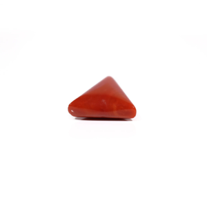 Natural Red Coral Oval Cabochon 12.6 Carat Loose Gemstone for Fine Jewelry - Product Image 3