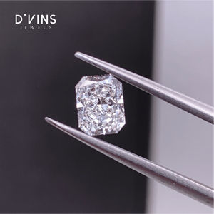 Diamants CVD en vrac taille radiant 2,09 ct E VVS2, diamants de mêlée HPHT cultivés en laboratoire pour la fabrication de bijoux - Product Image 2