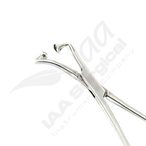 เครื่องมือผ่าตัด IAA SURGICAL INSTRUMENTS คีมหนีบผ้าผ่าตัดแบบใช้มือทำจากสแตนเลส พร้อมหัวบอลซ็อกเก็ต ขนาด 14 ซม. ได้รับการรับรองมาตรฐาน CE - Product Image 5