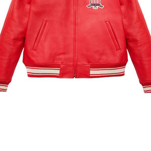 Meilleur prix, veste d'hiver premium pour homme Avirex, cuir véritable, coupe-vent, imperméable, teinture unie, toutes tailles disponibles - Product Image 5