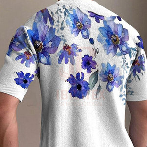 Service OEM, faible MOQ, dernier design, t-shirts à sublimation, manches courtes, col rond, t-shirt à sublimation personnalisé - Product Image 6