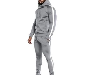 Men’s Athletic Training <b>Tracksuit</b> with Stretch Polyester Material for Fitness Exercise Jogging and Sports Activities 2026 - Product Image 6