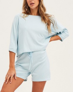 ชุดเสื้อฟุตบอลปี 2026 กางเกงขาสั้นผ้าสแปนเด็กซ์ ชุดลำลองยืดหยุ่นสวมใส่สบายสำหรับผู้หญิง ชุดยูนิฟอร์มบาสเก็ตบอล - Product Image 2