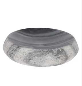 Solid Black Marble Soap Dish Oval Natural Stone Bathroom <b>Tray</b> Hotel Vanity Accessories Wholesale - Product Image 4