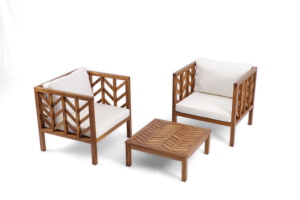 Outdoor Living Set with Weather Resistant Materials Durable Frame and Comfortable Cushions Ideal for Garden Patio and Outdoor - Product Image 3