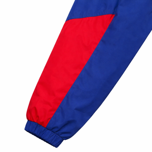 Custom Logo <b>Men's</b> Windproof <b>Jacket</b> Color Blocking Hooded <b>Half</b>-<b>Zip</b> Sporty Autumn Wear Front Pocket Design - Product Image 5