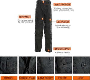 Ensemble de veste et pantalon de chasse camouflage de qualité supérieure pour activités de plein air, fabrication et vente en gros - Product Image 3