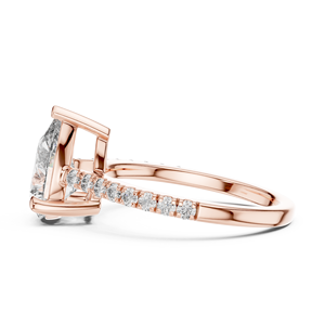 Anillo de Diamante Cultivado en Laboratorio al por Mayor, Plata, Oro 10K 14K 18K, VVS2, Color D, Anillo de Compromiso y Boda, Proveedor de Joyería Personalizada, Mejor Precio - Product Image 4