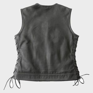เสื้อกั๊กหนังสไตล์รอยัลสำหรับผู้หญิง - Product Image 3