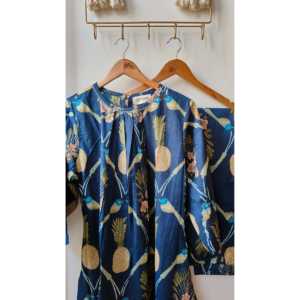 Conjunto de Kurta para Mujer Navy Love Birds - Product Image 5