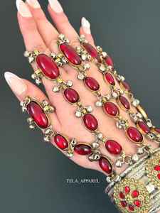 Juego de Joyería para Mujer Estilo Afgano, Color Azul Turquesa, Ligero, para Boda, 2026, Collar y Aretes de Alta Calidad - Product Image 4