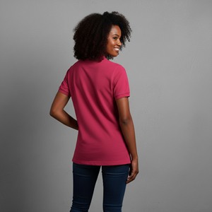 Chemise personnalisée unie pour femme avec logo sérigraphié sur mesure, style streetwear hip-hop d'été, 100 % coton, écologique - Product Image 6