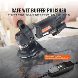 Lucidatrice a umido da 800W, smerigliatrice per cemento da 4 pollici con 6 velocità variabili e 7 kit di lucidatura per marmo e granito - Product Image 2