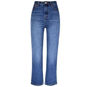 Top Selling <b>Flared</b> Fit Acid Wash Denim <b>Jeans</b> Pant <b>for</b> <b>Men</b> Premium Quality Casual Street Wear Drawstring Closure Mid Waist - Product Image 1