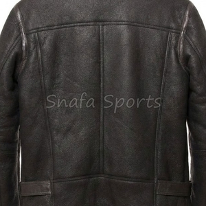 New 2026 Wholesale Men <b>Fur</b> <b>Lined</b> Leather <b>Jacket</b> Winter Motorcycle Style Fashion & Streetwear <b>Fur</b> Men Leather <b>Jacket</b> - Product Image 5