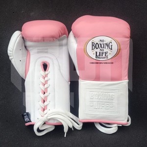 Guantes de Boxeo Profesionales Personalizables, Sin Boxeo No Hay Vida, con Cordones, Cuero Vacuno de Primera Calidad, Acolchado Grueso de 4 Capas, Gran Venta - Product Image 2
