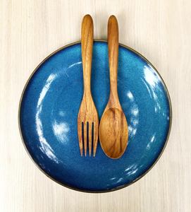 High Quality Eco-Friendly Mango Wood Cutlery Set <b>Bamboo</b> <b>Straws</b> for Wedding Classic Style Customized Logo Packing India Origin - Product Image 1