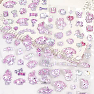 สติกเกอร์คริสตัล 3 มิติ (2 แบบ) มายเมโลดี้ บองบอน สวีทเมโลดี้ / ฮาร์ทเมโลดี้ แบบสุ่ม ของแท้ลิขสิทธิ์ ขายส่ง B2B - Product Image 5